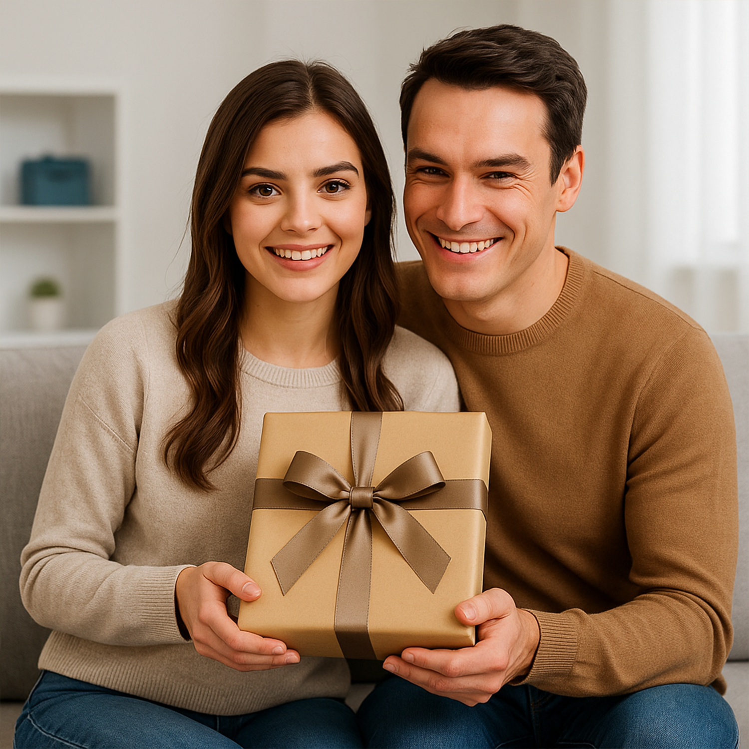 Image of Portret na 15 rocznicę pary - druk na szkle, portret z Twojego zdjęcia