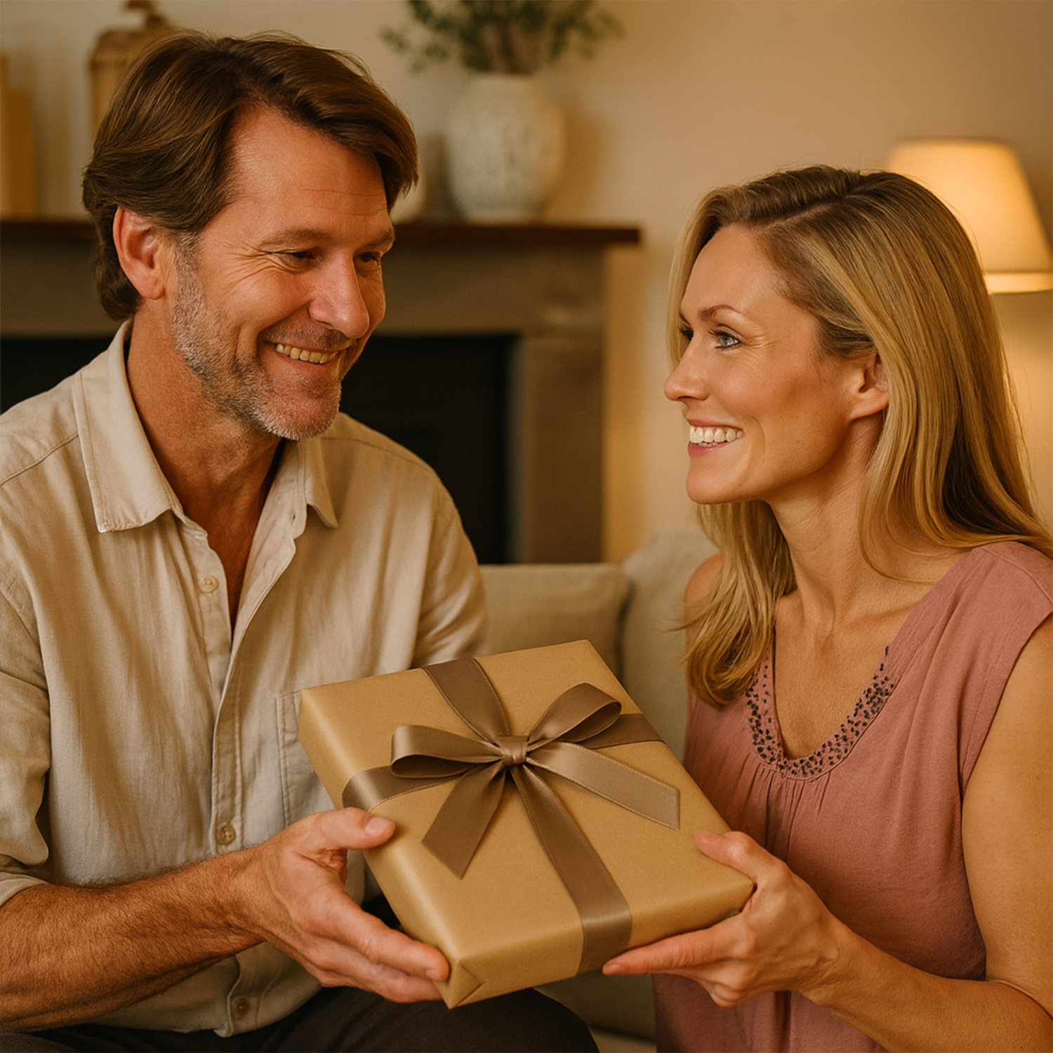 Image of Wspólny portret na 25 rocznicę - druk na szkle, portret z Twojego zdjęcia