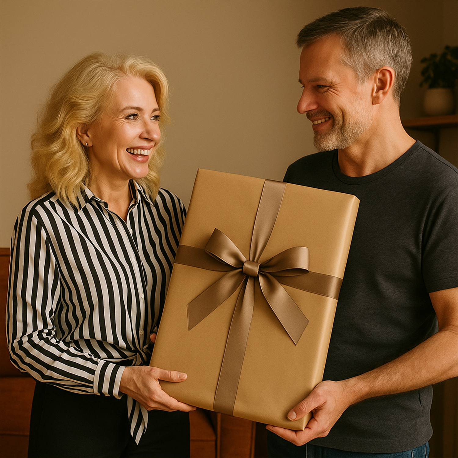 Image of Karykatura z okazji 40. - obraz na płótnie z Twojego zdjęcia