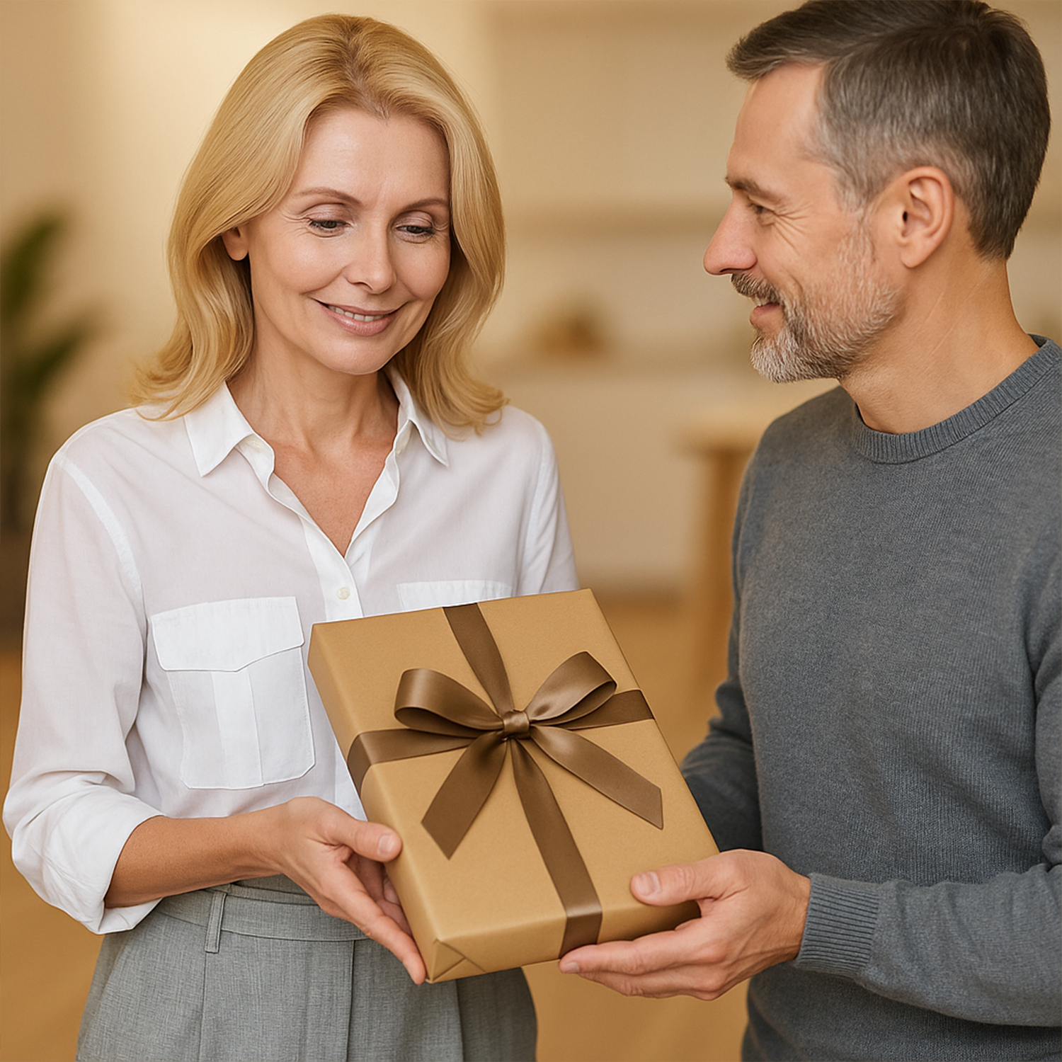 Image of Portret na 55 urodziny - druk na szkle, portret z Twojego zdjęcia