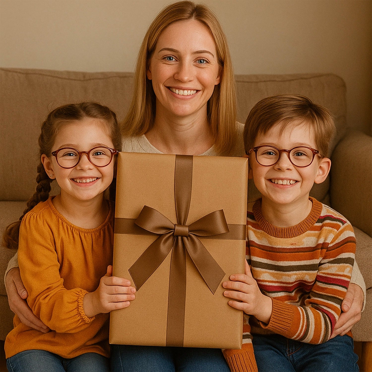 Image of Karykatura rodzeństwa - plakat z Twojego zdjęcia