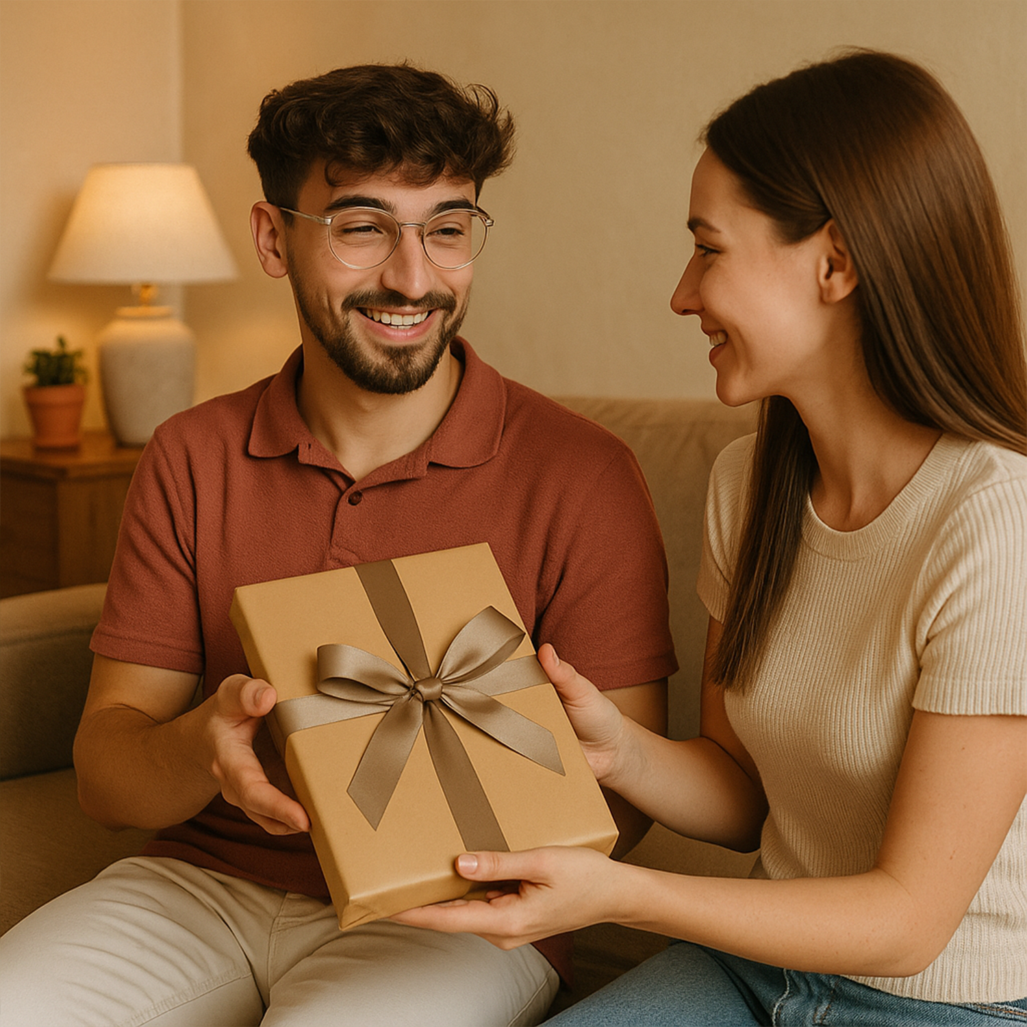 Image of Karykatura na 35 urodziny rolnika - druk na szkle, portret z Twojego zdjęcia