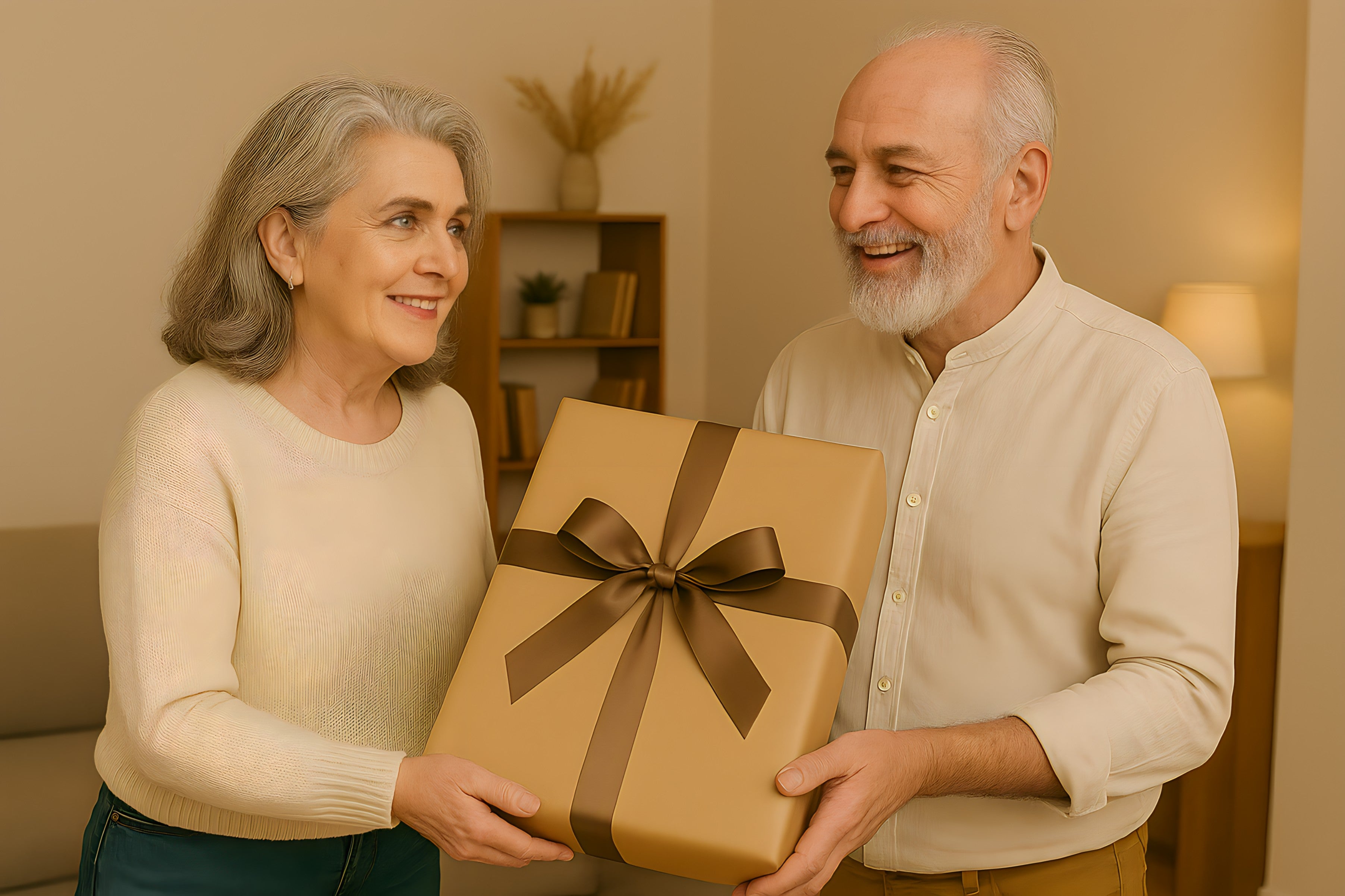 Image of Portret pary na traktorze - obraz na płótnie z Twojego zdjęcia