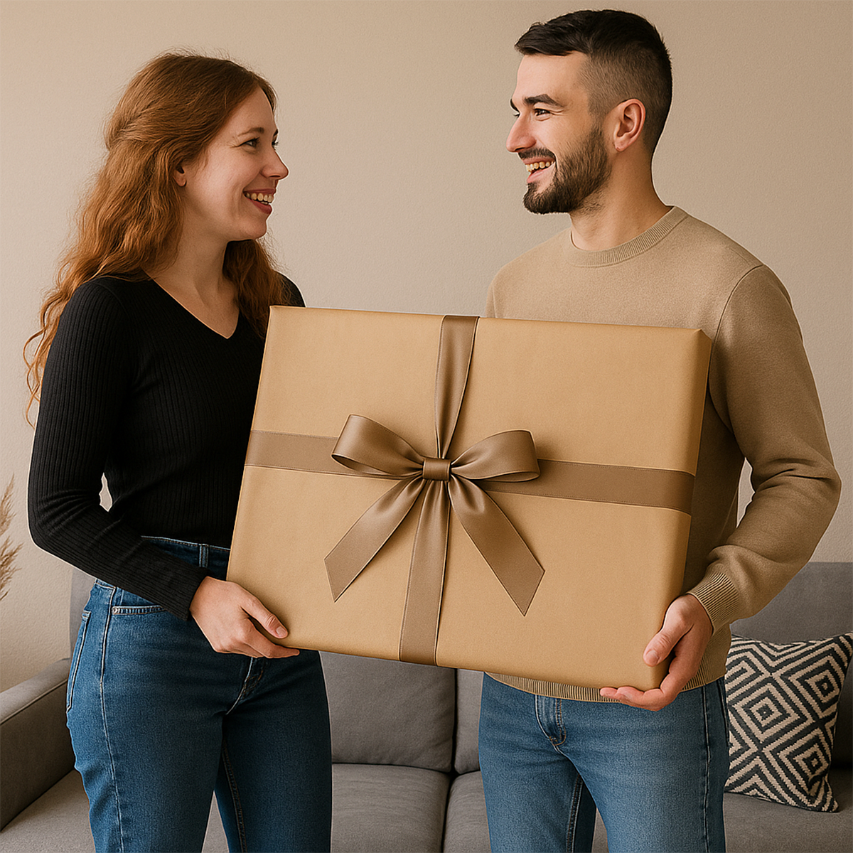 Image of Portret z efektem farb wodnych - obraz na płótnie z Twojego zdjęcia