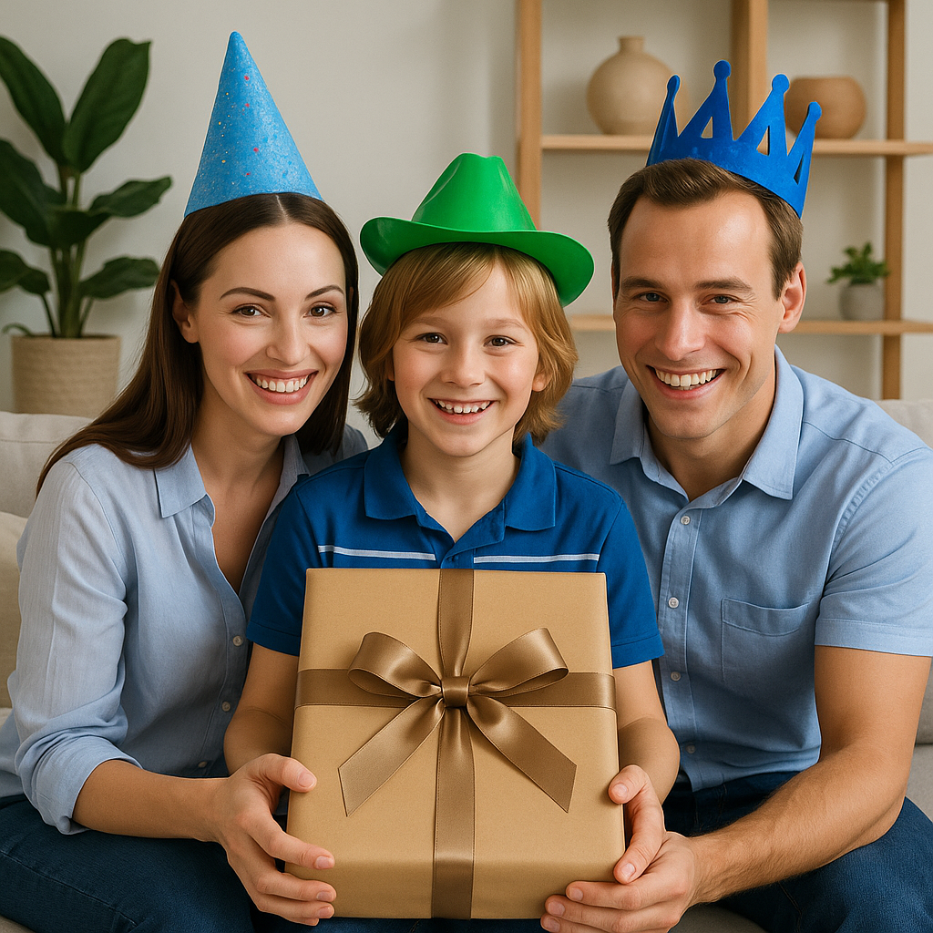 Image of Z okazji 10 urodzin - druk na szkle, portret z Twojego zdjęcia