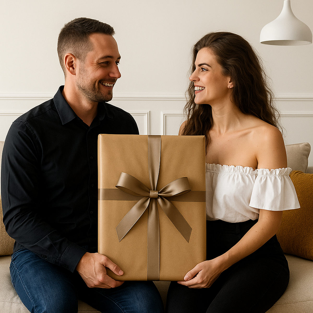 Image of Portret Zeusa i Hery - obraz na płótnie z Twojego zdjęcia