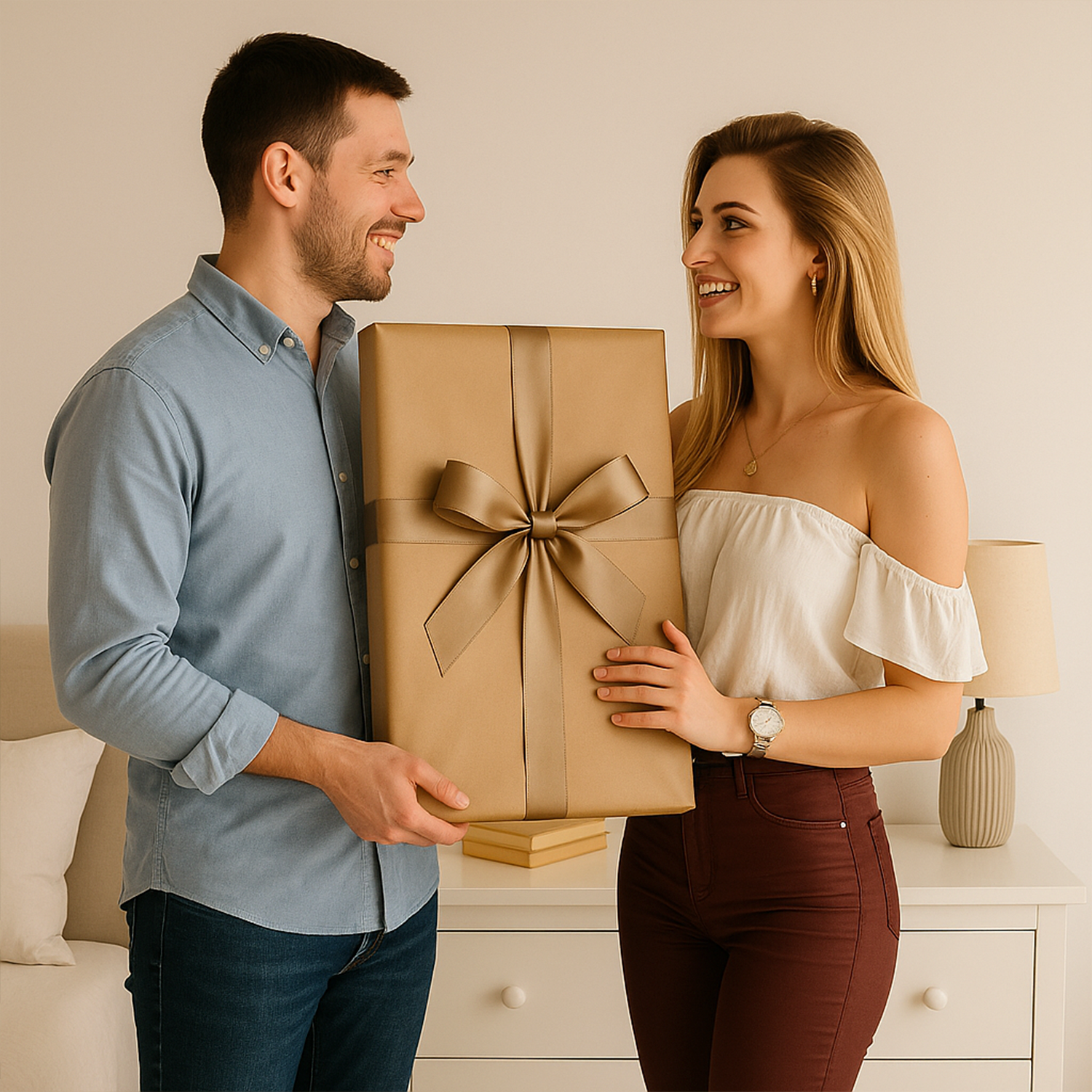 Image of Portret w bajkowym stylu na 30. - obraz na płótnie z Twojego zdjęcia