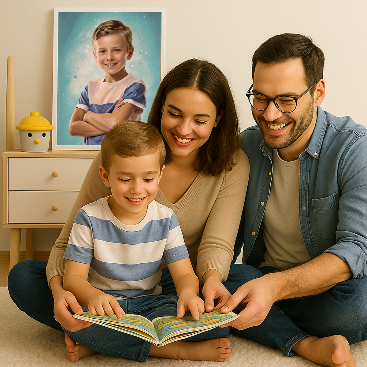 Image of Portret chłopca - obraz na płótnie z Twojego zdjęcia