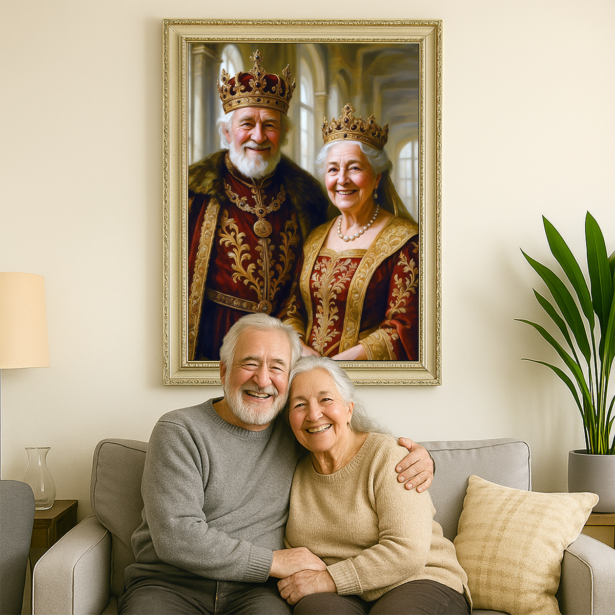 Image of Król i królowa - obraz na płótnie z Twojego zdjęcia