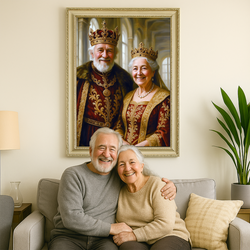Image of Król i królowa - obraz na płótnie z Twojego zdjęcia