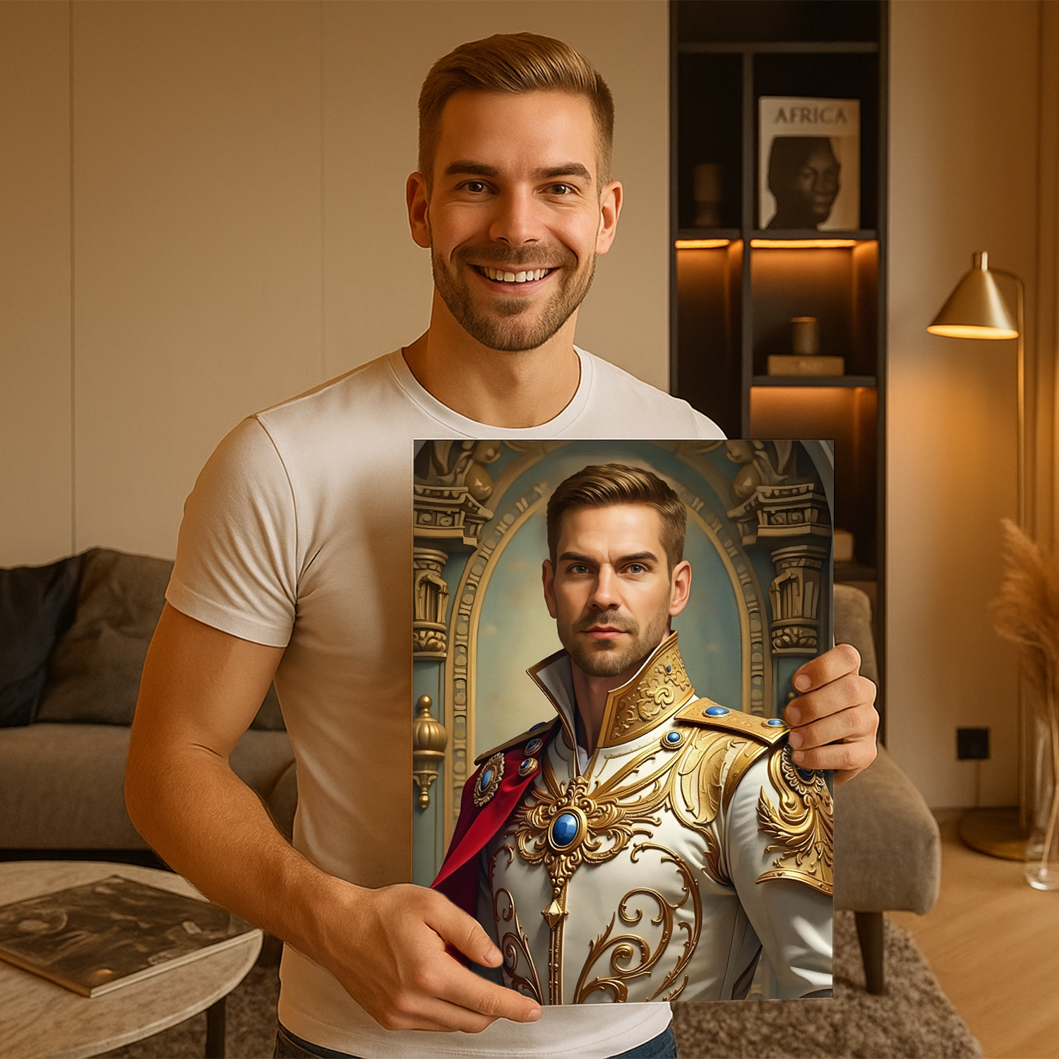 Książęcy portret - obraz na płótnie z Twojego zdjęcia