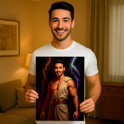 Image of Portret Zeusa - obraz na płótnie z Twojego zdjęcia