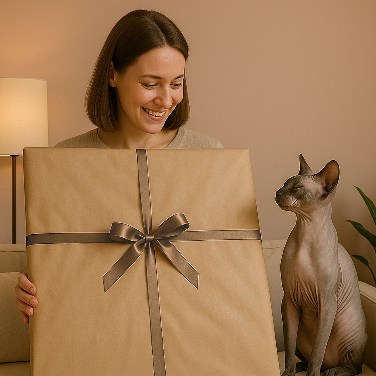 Image of Koci portret - obraz na płótnie z Twojego zdjęcia