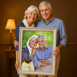 Image of Wspólny portret pary - obraz na płótnie z Twojego zdjęcia