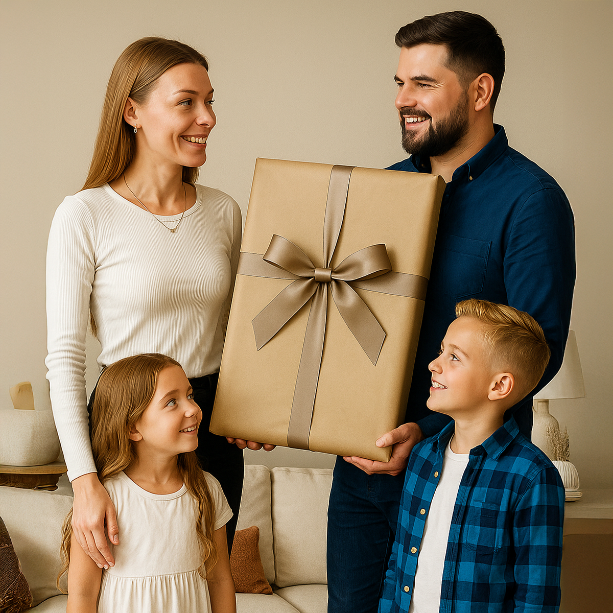 Image of Portret rodziny królewskiej - obraz na płótnie z Twojego zdjęcia