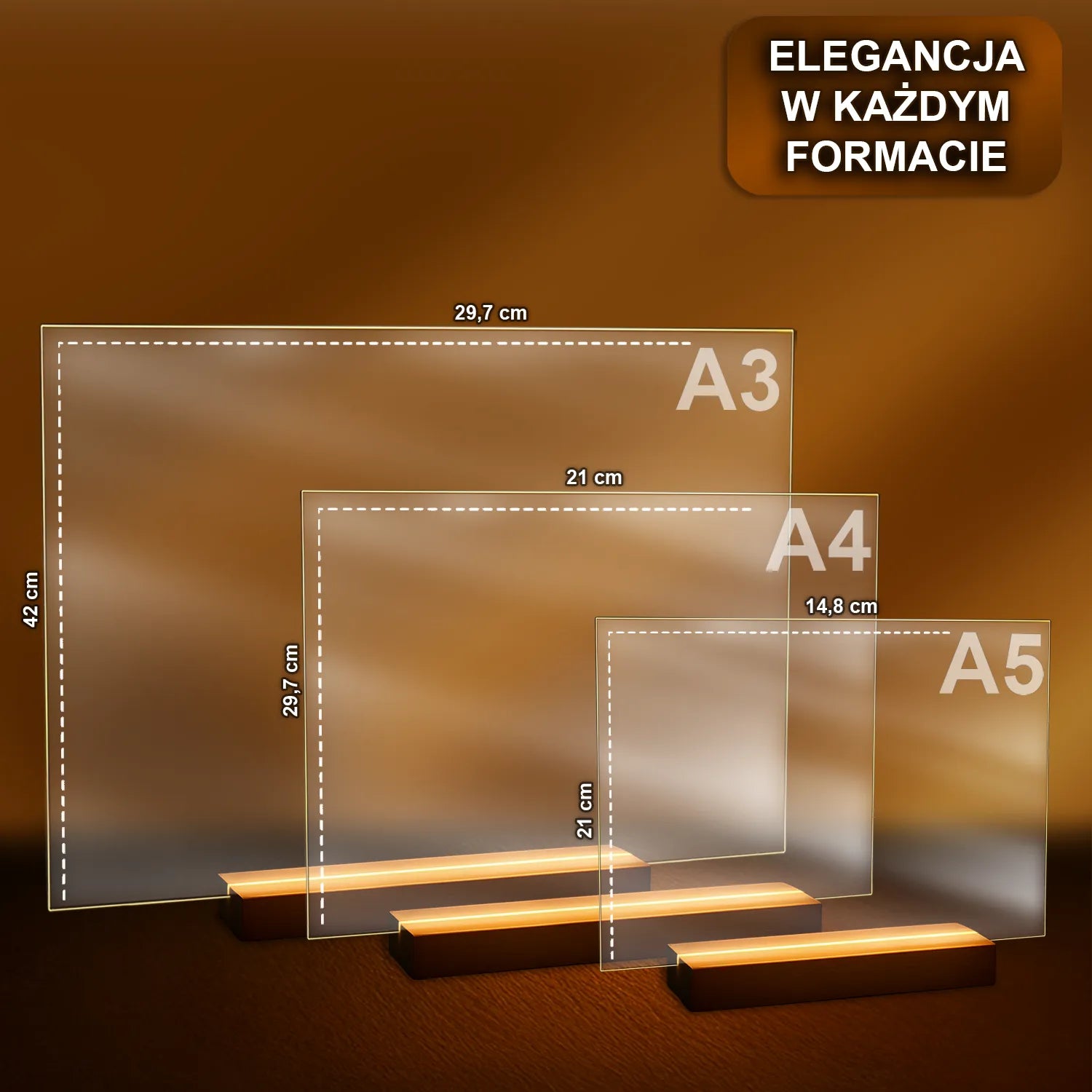 Image of Świąteczne zdjęcie rodziny + życzenia - druk na szkle z Twojego zdjęcia