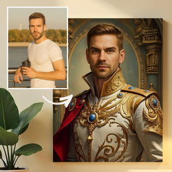 Image of Książęcy portret - obraz na płótnie z Twojego zdjęcia