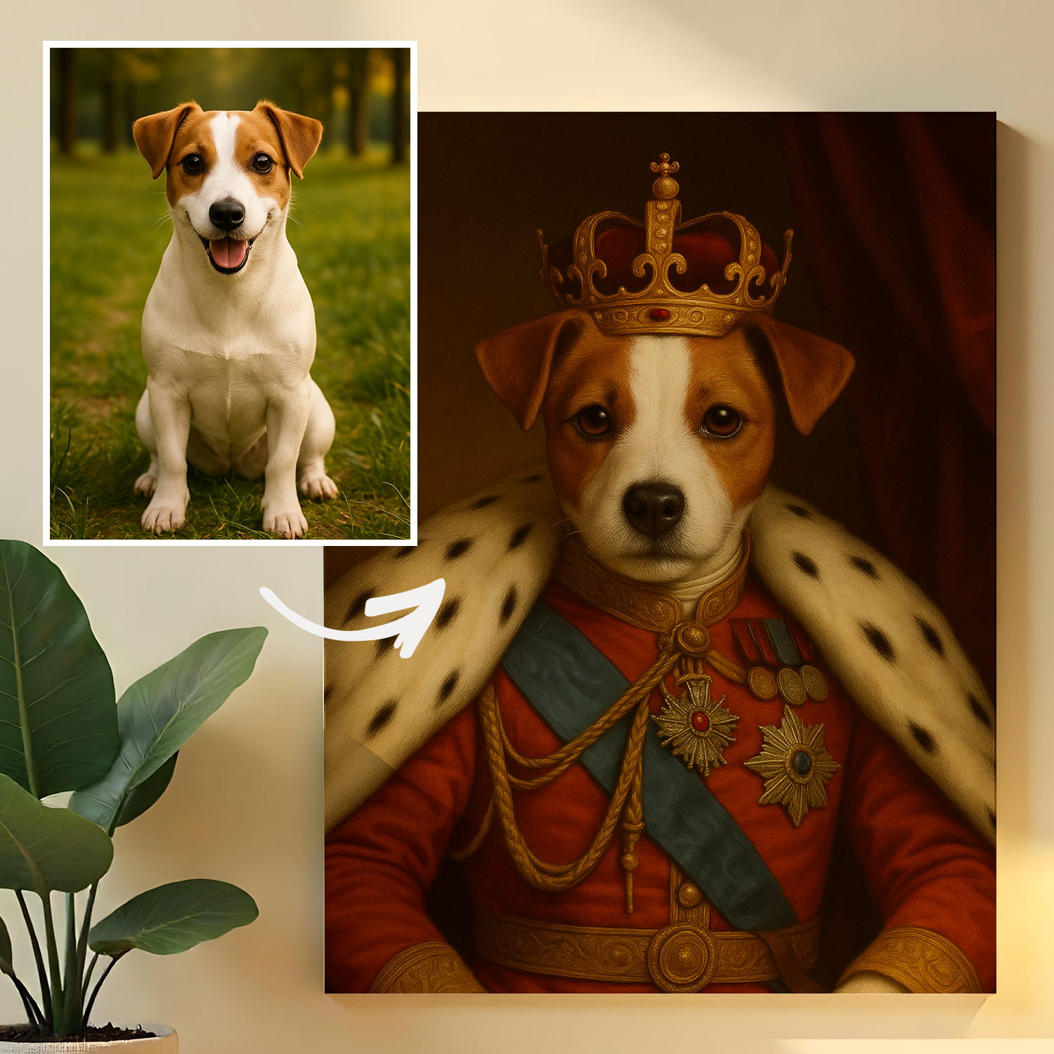 Image of Królewski pupil - obraz na płótnie z Twojego zdjęcia