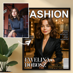 Image of Okładka magazynu Fashion - plakat z Twojego zdjęcia