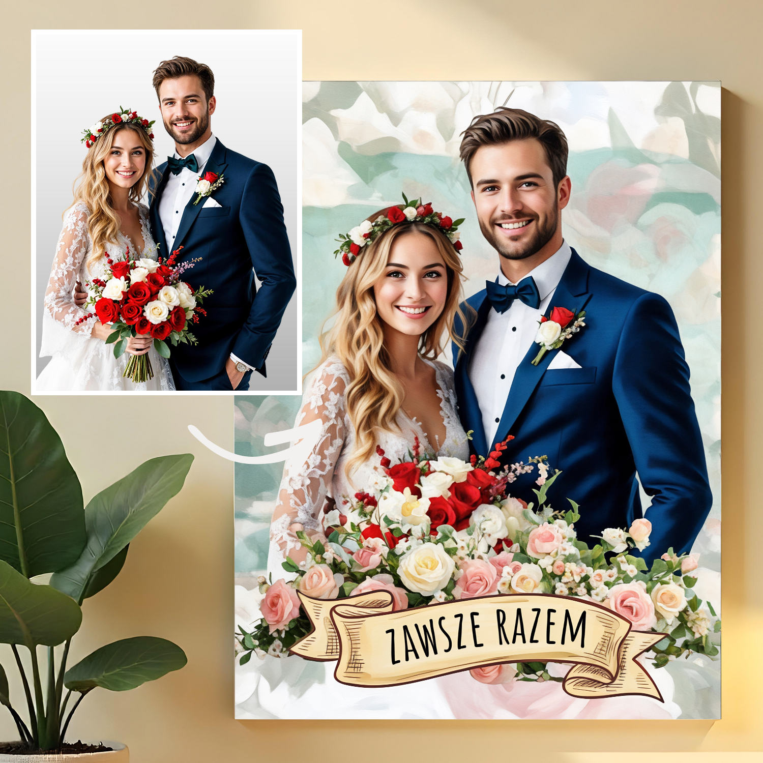 Image of Zawsze razem - obraz na płótnie z Twojego zdjęcia