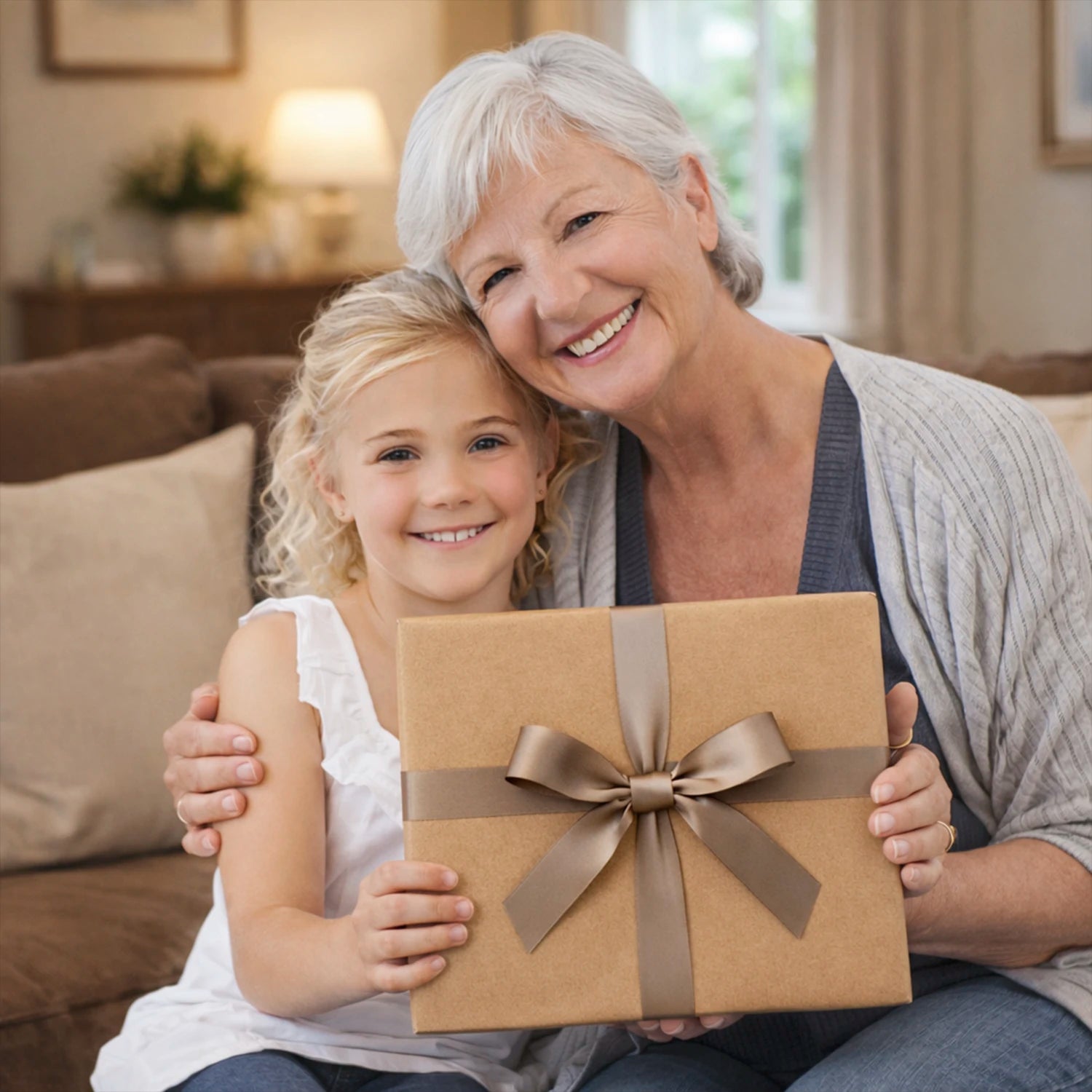 Image of Moja kochana babcia - druk na szkle, portret z Twojego zdjęcia