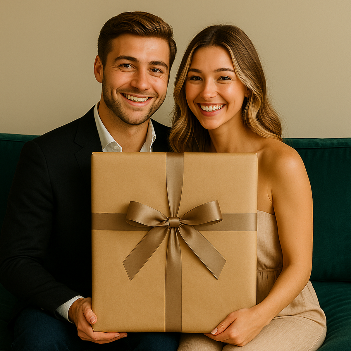 Image of Portret zakochanych - obraz na płótnie z Twojego zdjęcia