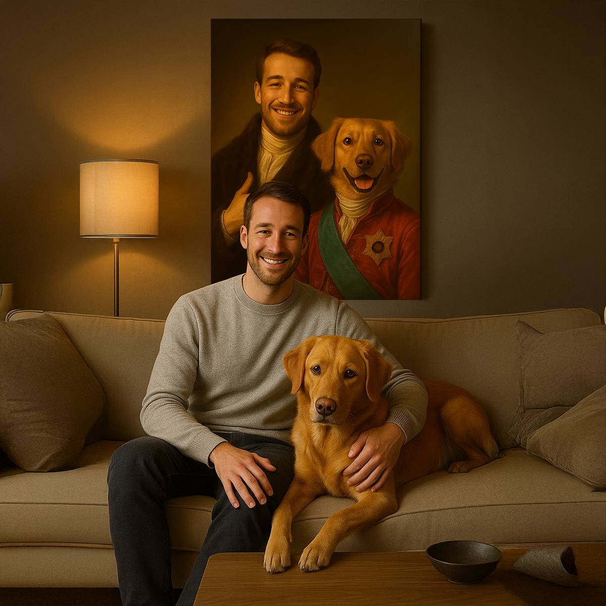 Image of Dwaj arystokraci - obraz na płótnie z Twojego zdjęcia