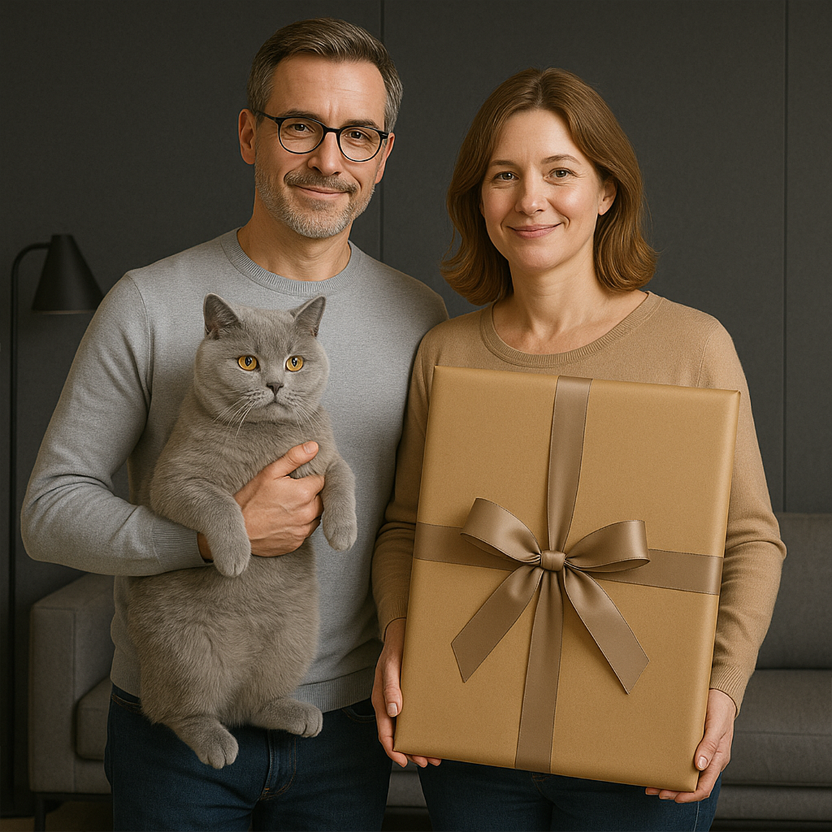 Portret ukochanego kota - obraz na płótnie z Twojego zdjęcia