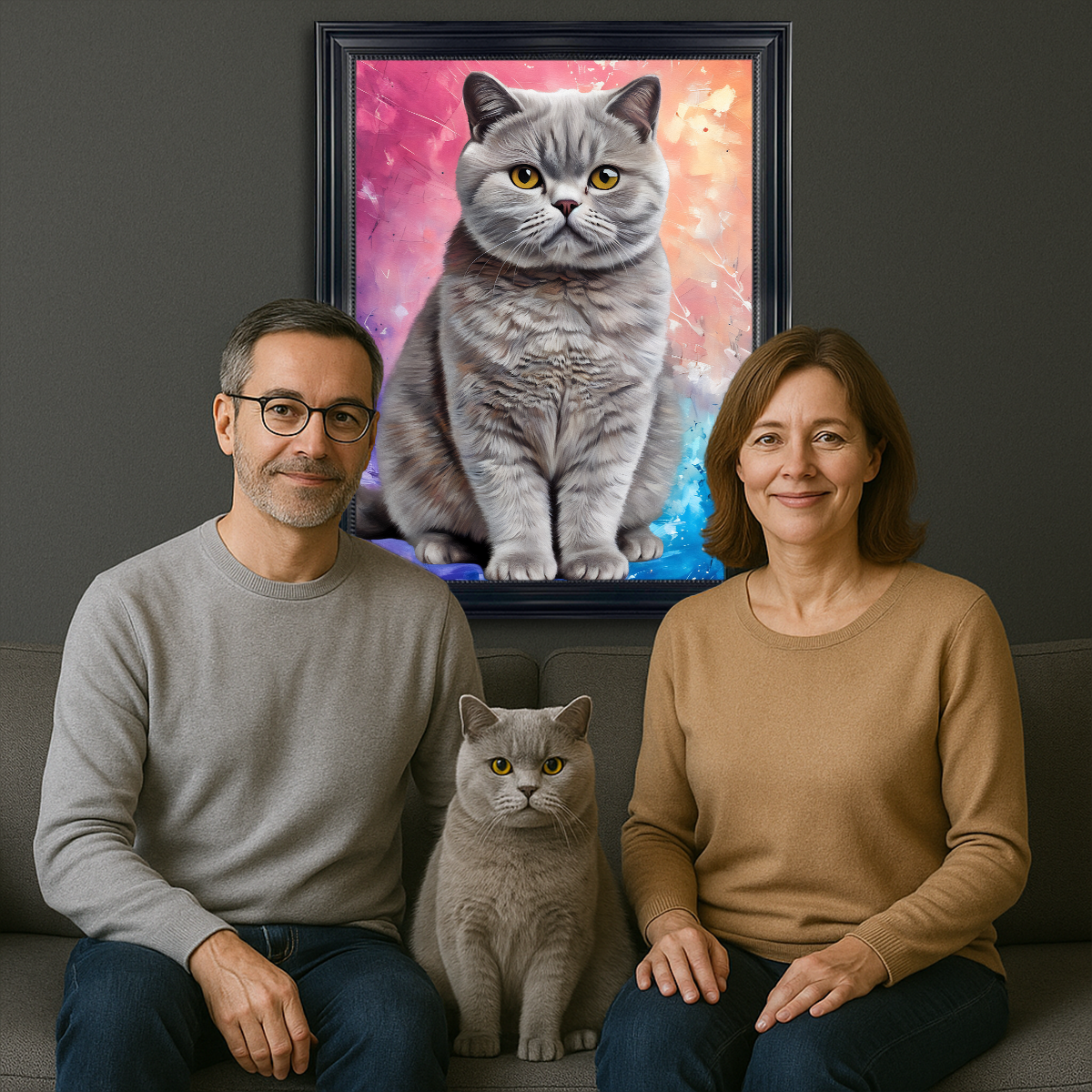 Image of Portret ukochanego kota - obraz na płótnie z Twojego zdjęcia