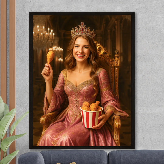 Królewska uczta - plakat z Twojego zdjęcia