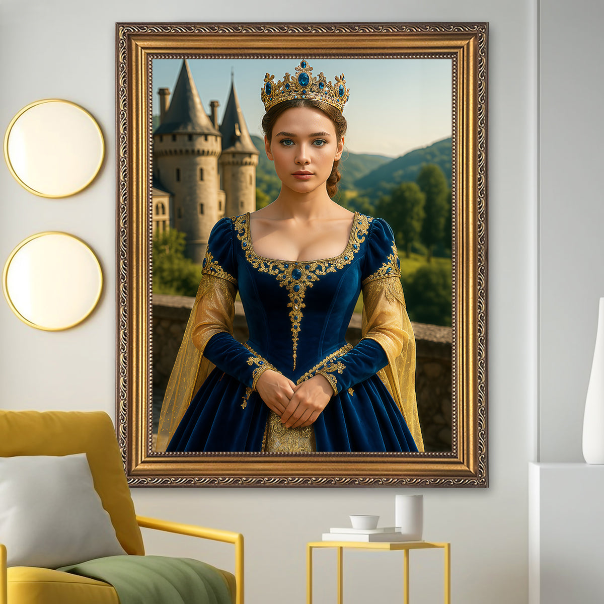 Image of Portret królewny - obraz na płótnie z Twojego zdjęcia