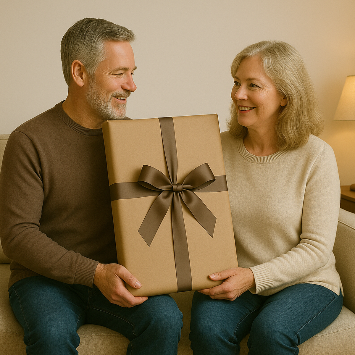 Image of Portret pary w stylu królewskim - obraz na płótnie z Twojego zdjęcia