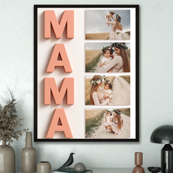 Image of Kolaż zdjęć z mamą - plakat z Twojego zdjęcia