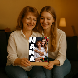 Image of Mama z córką - druk na szkle, portret z Twojego zdjęcia