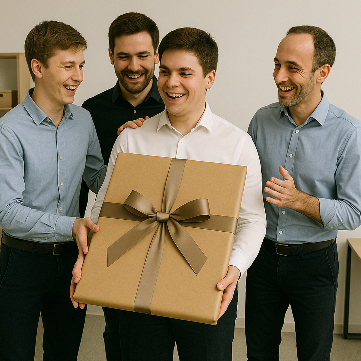 Image of Czterech przyjaciół - obraz na płótnie z Twojego zdjęcia