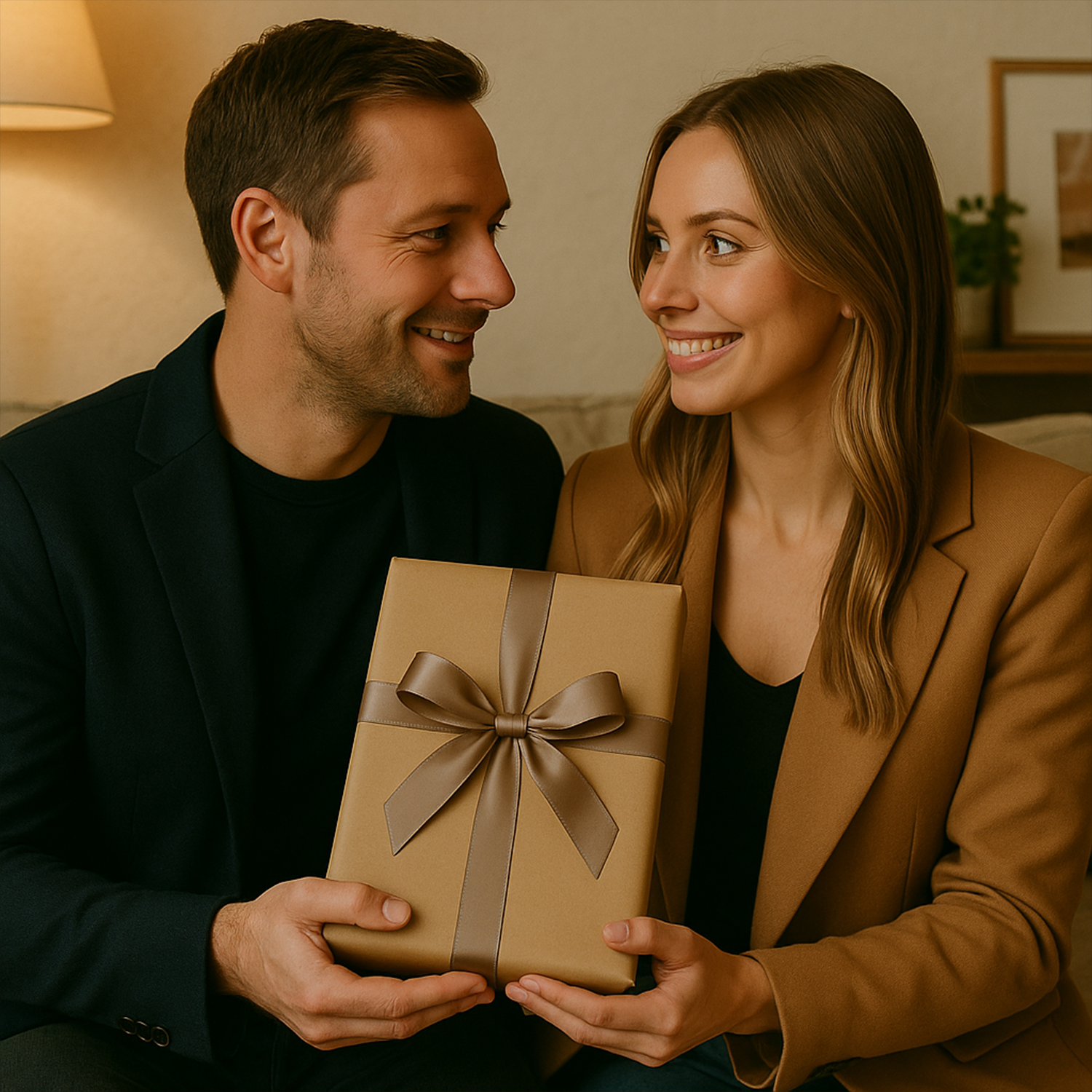 Image of Kocham Cię - druk na szkle, portret z Twojego zdjęcia