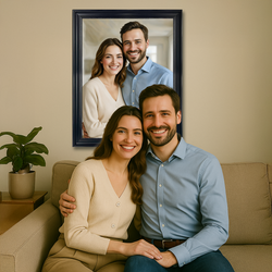 Image of Portret żony i męża - obraz na płótnie z Twojego zdjęcia