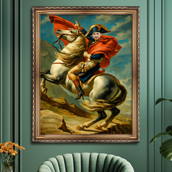 Image of Portret w stylu Napoleona - obraz na płótnie z Twojego zdjęcia