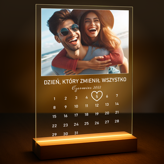 Dzień, który zmienił wszystko - druk na szkle z Twojego zdjęcia