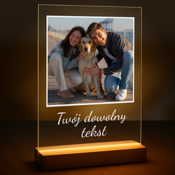 Image of Fotografia z dowolnym napisem - druk na szkle z Twojego zdjęcia
