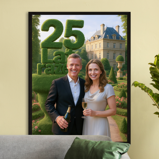 Z okazji 25 lat razem - plakat z Twojego zdjęcia