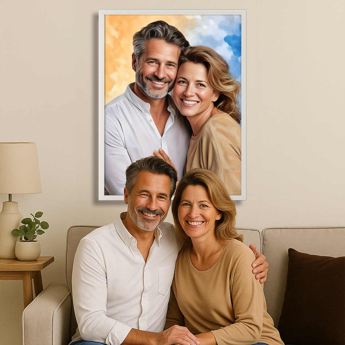 Image of Portret małżonków - obraz na płótnie z Twojego zdjęcia