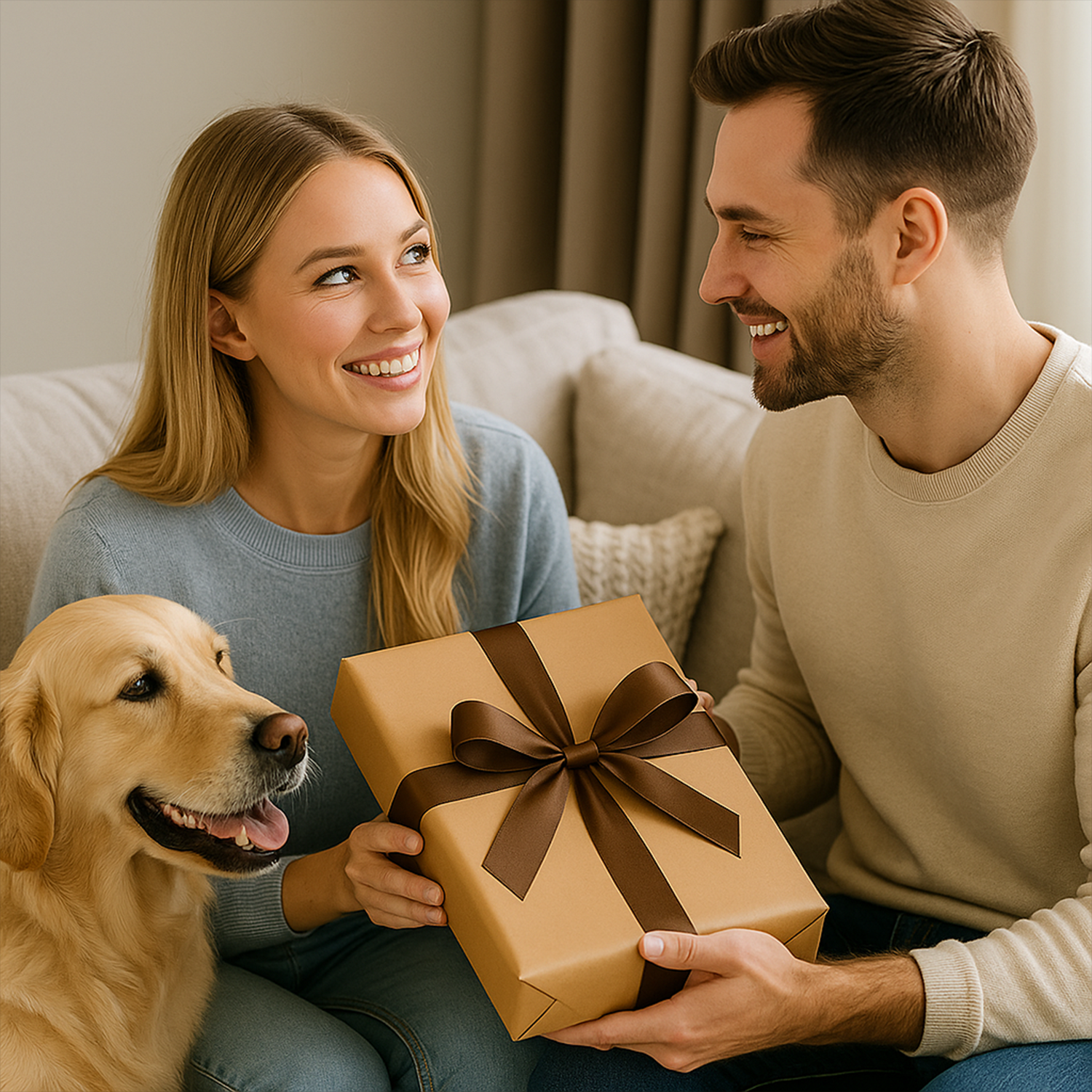 Image of Szczęście to bycie razem - druk na szkle, portret z Twojego zdjęcia