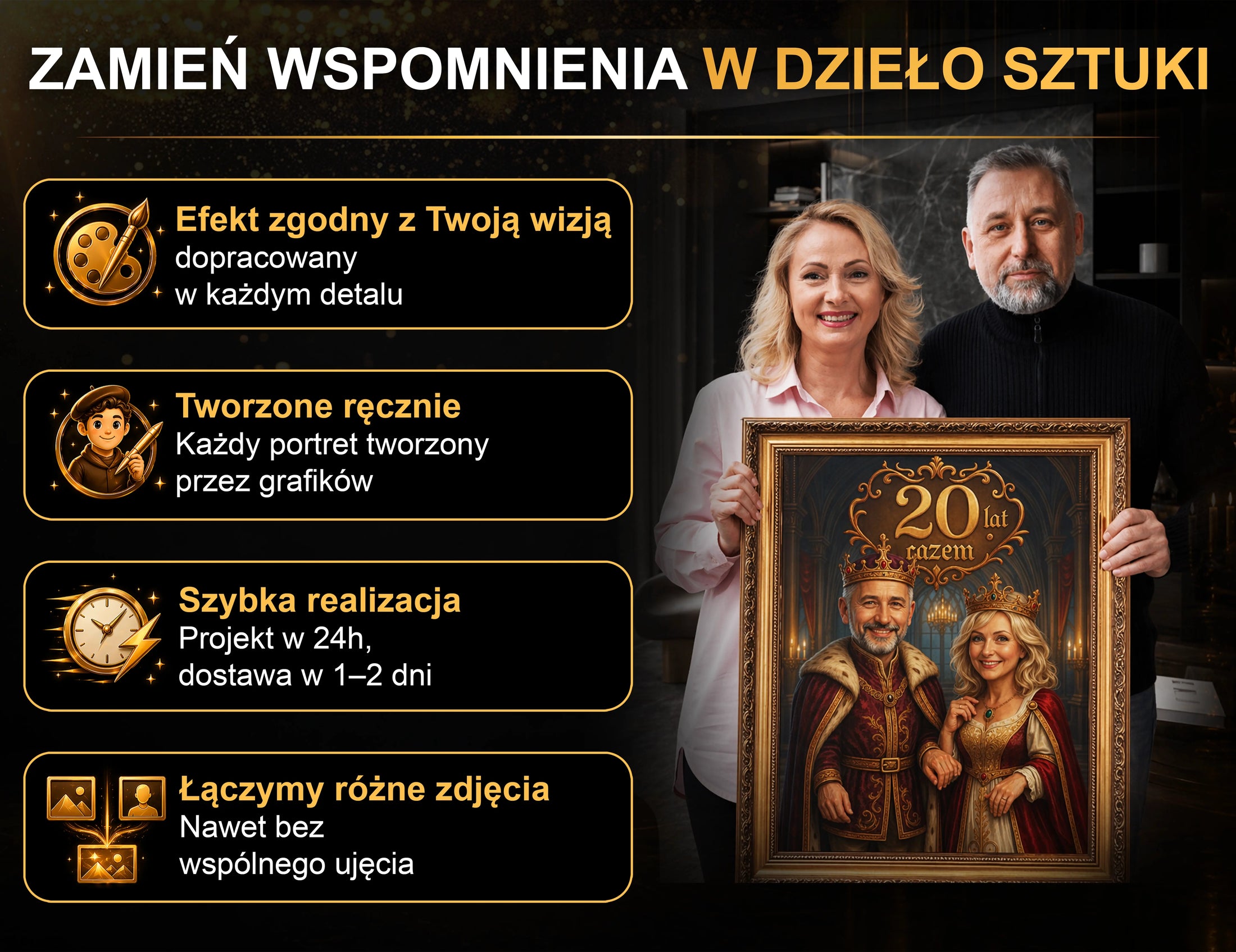 Zamień wspomnienia w dzieło sztuki