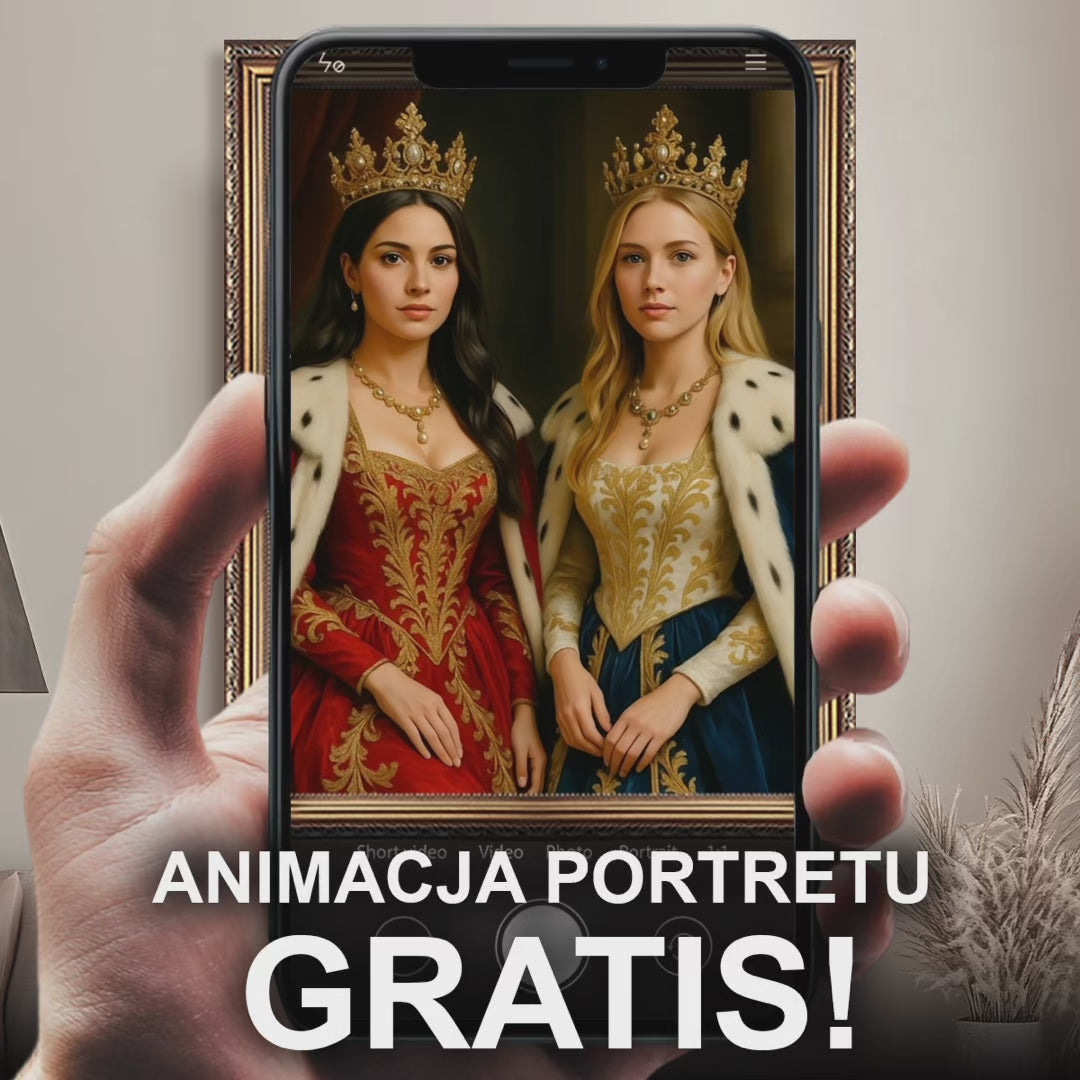 Image of Dwie królowe - obraz na płótnie z Twojego zdjęcia