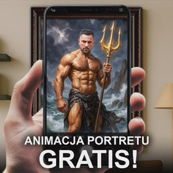 Image of Portret Posejdona - obraz na płótnie z Twojego zdjęcia