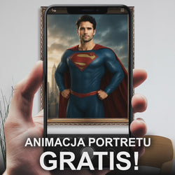 Image of Portret superbohatera - obraz na płótnie z Twojego zdjęcia