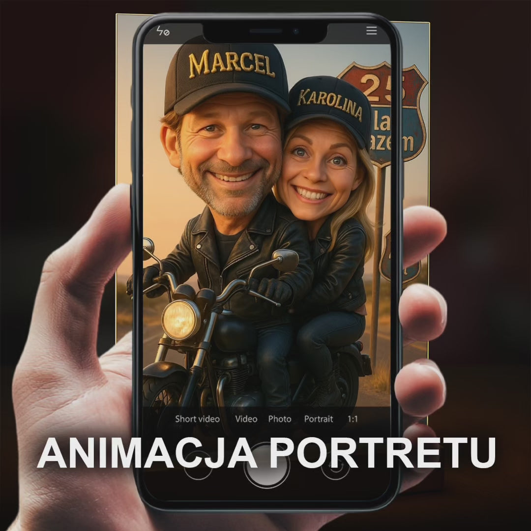 Image of Wspólny portret na 25 rocznicę - druk na szkle, portret z Twojego zdjęcia