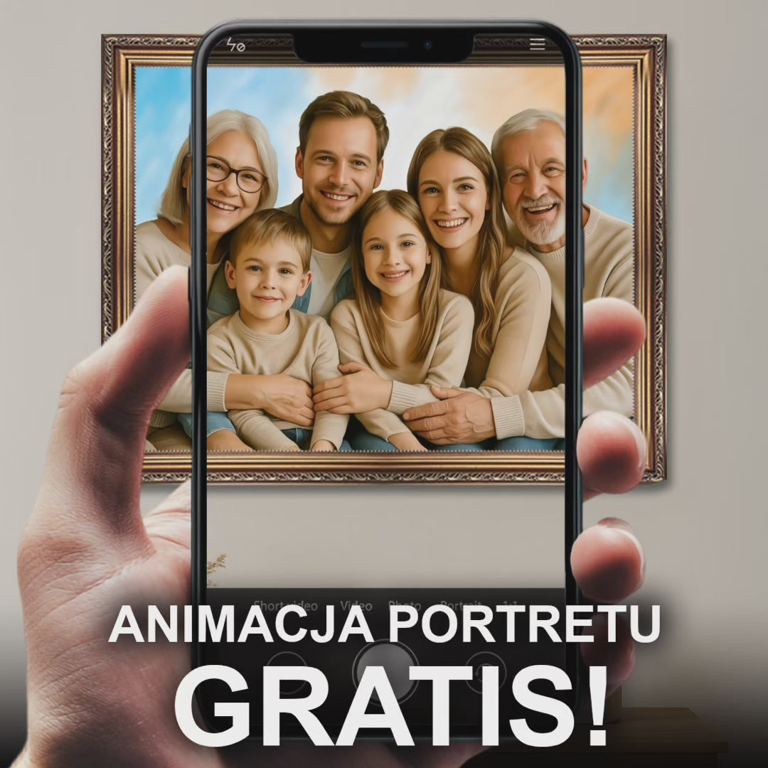 Image of Portret całej rodziny - obraz na płótnie z Twojego zdjęcia