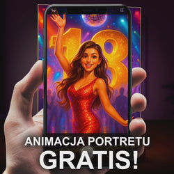 Image of Portret na osiemnastkę - druk na szkle, portret z Twojego zdjęcia